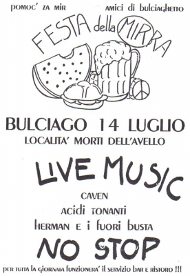 live a bulciago locandina